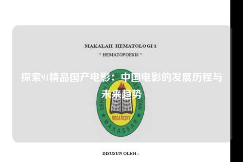 探索91精品国产电影：中国电影的发展历程与未来趋势